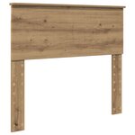 vidaXL Tête de lit Chêne artisanal 100 cm Bois d'ingénierie