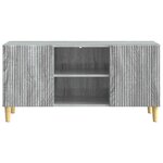 vidaXL Meuble TV Sonoma gris 102 x 34 5 x 50 cm Bois d'ingénierie