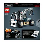 Lego 42133 technic le chariot élévateur  modele de remorquage  ensemble de véhicules de construction enfants  jouet camion 2 en 1