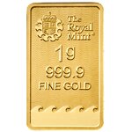 Lingot britannique or pur 1 gramme Royal Mint – Britannia