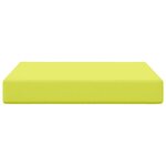 vidaXL Coussin de canapé d'extérieur Vert 60 x 60 x 8 cm Polyester