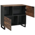 vidaXL Buffet 80x33.5x75 cm Bois massif Mangue