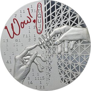 Monnaie WOW Signal 2 Oz Argent 2$ Niue 2026