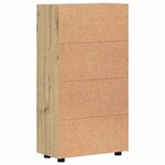 vidaXL Buffet Chêne artisanal 55 5 x 29 x 100 cm Bois d'ingénierie