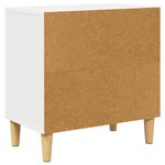 vidaXL Maison pour chat Blanc 51 x 30 x 52 cm Bois d'ingénierie