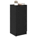 vidaXL Buffet Chêne noir 30 x 30 x 70 cm Bois d'ingénierie