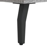 vidaXL Table de chevet sonoma gris 40x40x66 cm bois d'ingénierie
