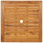 vidaXL Ensemble à manger de jardin pliable 3 Pièces Bois d'acacia solide