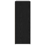 vidaXL Cabinet à chaussures Chêne noir 103x30x51 cm Bois d'ingénierie