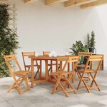vidaXL Table de jardin 130x90x72 cm Bois d'acacia massif