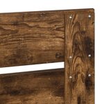 vidaXL Tête de lit Chêne fumé 100 cm Bois d'ingénierie