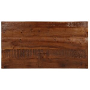 vidaXL Dessus de table 100x60x2 5cm rectangulaire bois massif récupéré