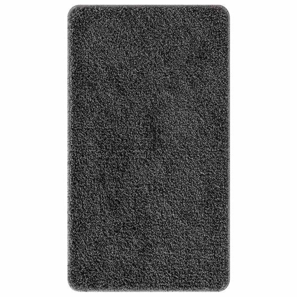 vidaXL Tapis de bain Gris foncé 70 x 120 cm Polypropylène