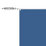vidaXL Auvent vertical Bleu 180x1000 cm Tissu oxford