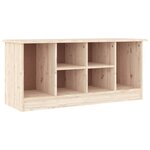 vidaXL Banc à chaussures ALTA 100x35x45 cm bois massif de pin