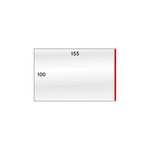 Gaines de protection 155 x 100 mm pour cartes postales modernes.