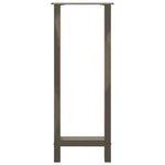 vidaXL Pieds de table de bar en acier naturel 2 pièces 40 x (100-101) cm