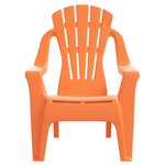 vidaXL Chaises de jardin pour enfants lot de 2 orange 37x34x44 cm PP