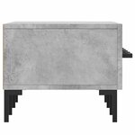vidaXL Meuble TV gris béton 150x36x30 cm bois d'ingénierie