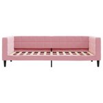 vidaXL Lit de repos sans matelas rose 90x200 cm velours