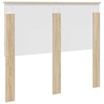 vidaXL Tête de lit Chêne Sonoma 135 cm Bois d'ingénierie