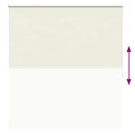 Store enrouleur occultant 160 x 175 cm crème