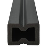 vidaXL Panneaux de terrasse solides et accessoires WPC 10m² 2 2 m Teck