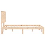 vidaXL Cadre de lit sans matelas 120x200 cm bois de pin massif