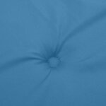 vidaXL Coussin de banc de jardin bleu mélangé 150x50x7 cm tissu