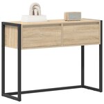 vidaXL Table d'appoint Sonoma 100 x 36 x 75 cm Bois d'ingénierie