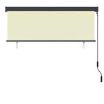 vidaXL Store roulant d'extérieur 160x250 cm Crème