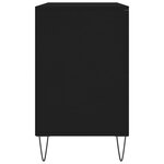 vidaXL Armoire à chaussures Noir 102x36x60 cm Bois d'ingénierie