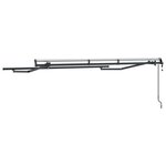 vidaXL Cadre de store électrique rétractable 3x2 m métal