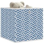 vidaXL Boîtes de rangement pliables 10 Pièces 32x32x32 cm tissu intissé
