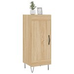 vidaXL Buffet Chêne sonoma 34 5x34x90 cm Bois d'ingénierie