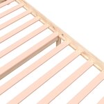 vidaXL Cadre de lit sans matelas bois massif 140x190 cm
