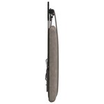 vidaXL Tête de lit suspendue Avec lumière LED Gris PU antique