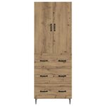 vidaXL Ensemble de Meubles 2 Pièces Chêne artisanal 66 x 34 5 x 90 cm
