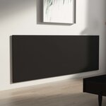 vidaXL Tête de lit murale Noir 240x1 5x80 cm Bois d'ingénierie