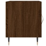vidaXL Table de chevet chêne marron 40x40x50 cm bois d’ingénierie