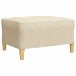 vidaXL Ensemble de canapés 3 Pièces repose-pied et coussins décoratifs