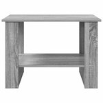 vidaXL Table basse Gris Sonoma 72 x 50 x 50 cm Bois d'ingénierie