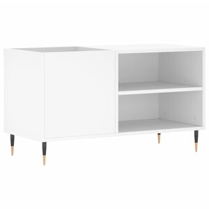 vidaXL Armoire à disques blanc 85x38x48 cm bois d'ingénierie