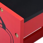 vidaXL Jeu de table et chaises d'enfants 3 Pièces Camion de pompiers Bois