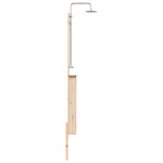 vidaXL Douche d'extérieur 246 cm Naturel