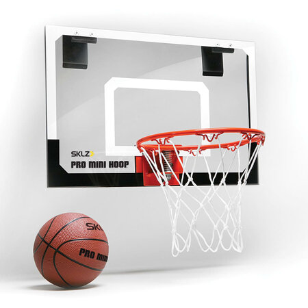 Sklz mini panier de basket pro avec panneau et ballon de basket