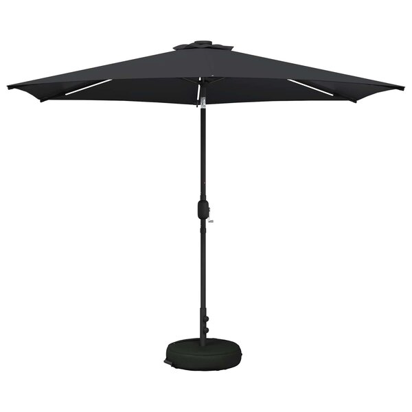 vidaXL Parasol de jardin avec lumières LED et base 300 x 300 cm