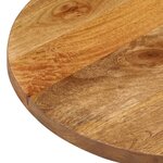 vidaXL Dessus de table 90x40x3 8 cm ovale bois massif de manguier