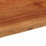 vidaXL Table basse 110x55x40 cm bois massif d'acacia