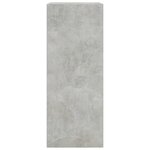 vidaXL Bibliothèque à 2 niveaux Gris béton 60x30x76 5 cm Aggloméré
